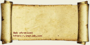 Ivanka Paunović vizit kartica